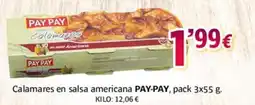 Alsara Supermercados PAY PAY Calamares en salsa americana oferta