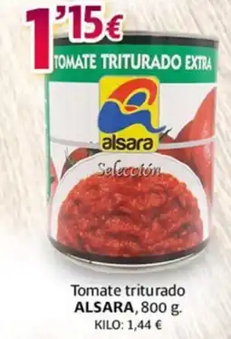 Alsara Supermercados ALSARA Tomate triturado oferta