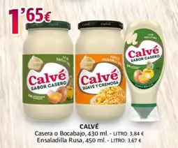 Alsara Supermercados CALVÉ Casera o Bocabajo Ensaladilla Rusa, oferta