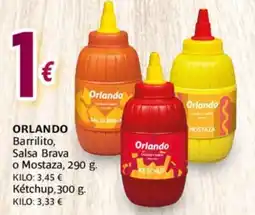 Alsara Supermercados ORLANDO Barrilito, o Mostaza Kétchup oferta