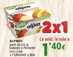Alsara Supermercados ALPRO Sabores o Panaché oferta
