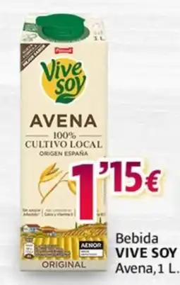 Alsara Supermercados VIVE SOY Bebida Avena oferta