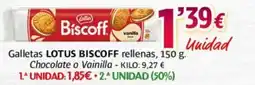 Alsara Supermercados LOTUS Biscoff Galletas rellenas oferta
