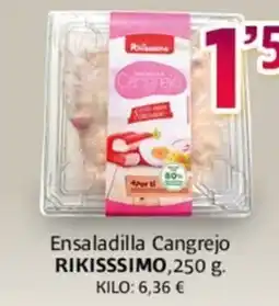 Alsara Supermercados RIKISSSIMO Ensaladilla Cangrejo oferta