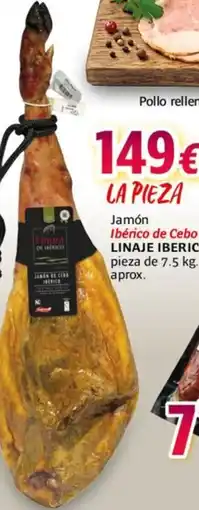 Alsara Supermercados LINAJE IBERICO Jamón Ibérico de Cebo oferta
