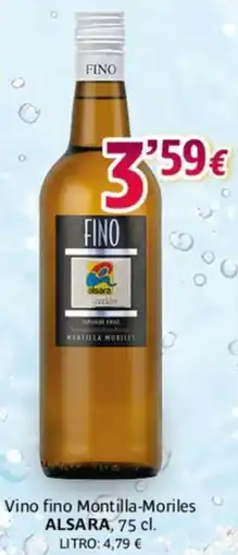 Alsara Supermercados ALSARA Vino fino Montilla-Moriles oferta