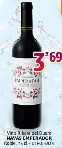 Alsara Supermercados NAVAS EMPERADOR Vino Ribera del Duero Roble oferta