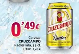 Alsara Supermercados CRUZCAMPO Cerveza Radler oferta