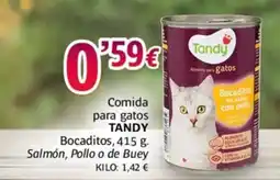 Alsara Supermercados TANDY Comida para gatos Bocaditos oferta