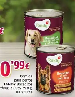Alsara Supermercados TANDY Comida para perros Bocaditos oferta