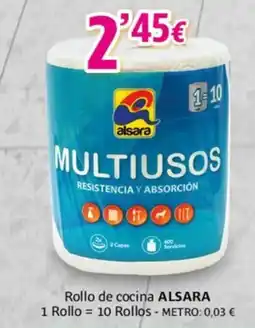 Alsara Supermercados ALSARA Rollo de cocina oferta