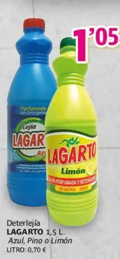 Alsara Supermercados LAGARTO Deterlejía Azul, Pino o Limón oferta