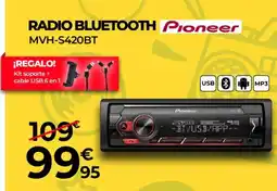Feu Vert PIONEER Radio bluetooth mvh-s420bt oferta