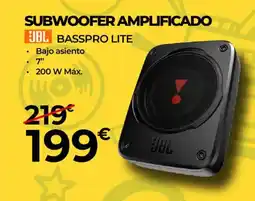Feu Vert JBL Subwoofer amplificado basspro lite oferta