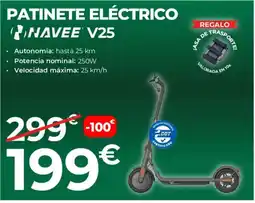 Feu Vert NAVEE Patinete eléctrico v25 oferta