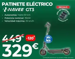 Feu Vert NAVEE Patinete eléctrico gt3 oferta