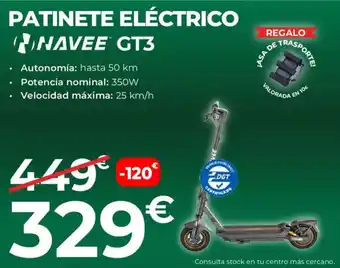Feu Vert NAVEE Patinete eléctrico gt3 oferta