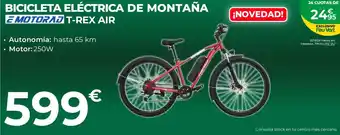 Feu Vert EMOTORAD Bicicleta eléctrica de montaña t-rex air oferta