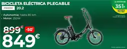 Feu Vert Bicicleta eléctrica plegable 20.2 oferta