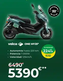 Feu Vert VELCA One my25 oferta