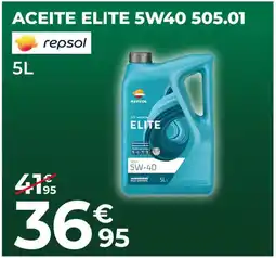 Feu Vert REPSOL Aceite elite 5w40 505.01 oferta