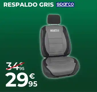 Feu Vert SPARCO Respaldo gris oferta