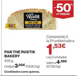 Supercor THE RUSTIK BAKERY Pan oferta