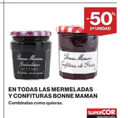 Supercor BONNE MAMAN En todas las mermeladas y confituras oferta