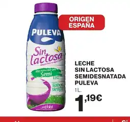 Supercor PULEVA Leche sin lactosa semidesnatada oferta