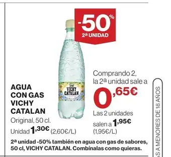 Supercor VICHY CATALAN Agua con gas oferta