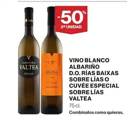 Supercor VALTEA Vino blanco albariño d.o. rías baixas sobre líaso cuvée especial sobre lías oferta