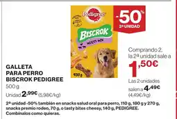 Supercor PEDIGREE Galleta para perro biscrok oferta