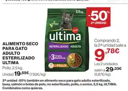 Supercor ULTIMA Alimento seco para gato adulto esterilizado oferta