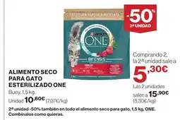 Supercor ONE Alimento seco para gato esterilizado oferta