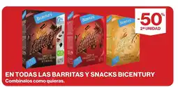 Supercor BICENTURY En todas las barritas y snacks oferta