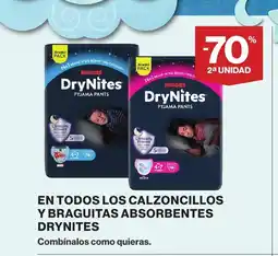 Supercor DRYNITES En todos los calzoncillos y braguitas absorbentes oferta