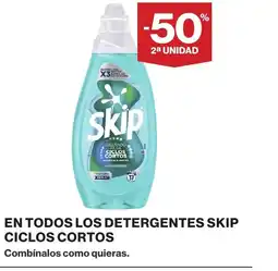 Supercor En todos los detergentes skip ciclos cortos oferta