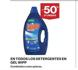 Supercor WIPP En todos los detergentes en gel oferta