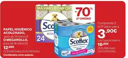 Supercor Papel higiénico acolchado o megarollo oferta