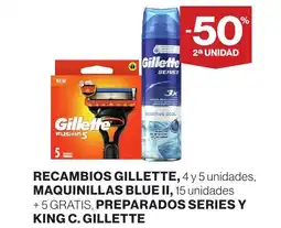 Supercor GILLETTE Recambios maquinillas blue ii oferta