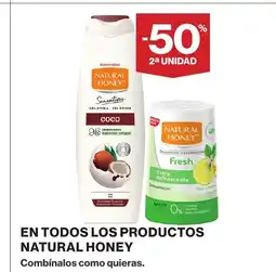 Supercor NATURAL HONEY En todos los productos oferta