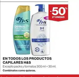 Supercor H&S En todos los productos capilares oferta