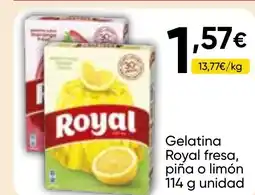 Cash FROIZ ROYAL Gelatina fresa, piña o limón oferta