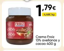 Cash FROIZ FROIZ Crema 13% avellanas y cacao oferta