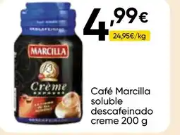 Cash FROIZ MARCILLA Café soluble descafeinado creme oferta