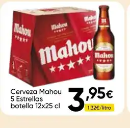 Cash FROIZ MAHOU 5 ESTRELLAS Cerveza botella oferta
