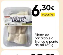 Cash FROIZ Filetes de bacalao Ala Blanca a punto de sal oferta