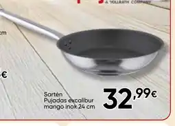 Cash FROIZ Sartén Pujadas excalibur mango inox oferta