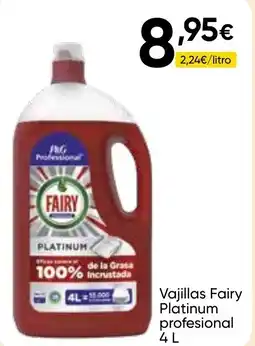 Cash FROIZ FAIRY Vajillas Platinum profesional oferta