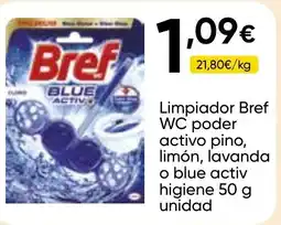 Cash FROIZ BREF WC Limpiador poder activo pino, limón, lavanda o blue activ higiene oferta